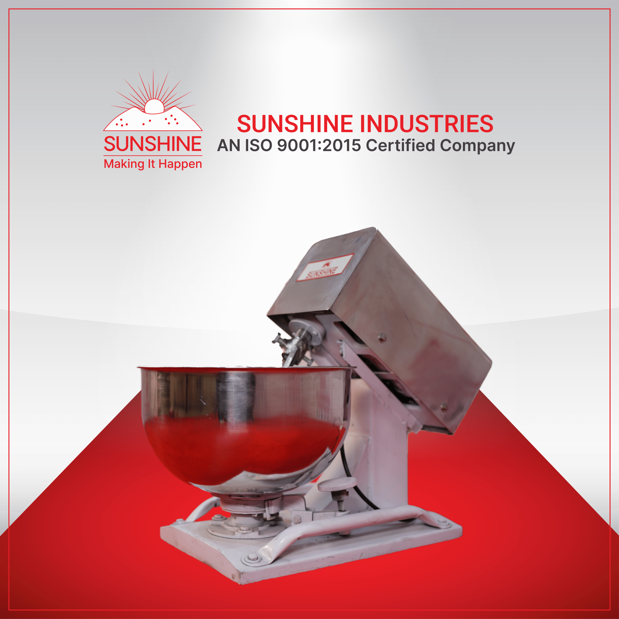 Read more about the article Dough kneading machine : 7.5 kgs, model  DNM-6