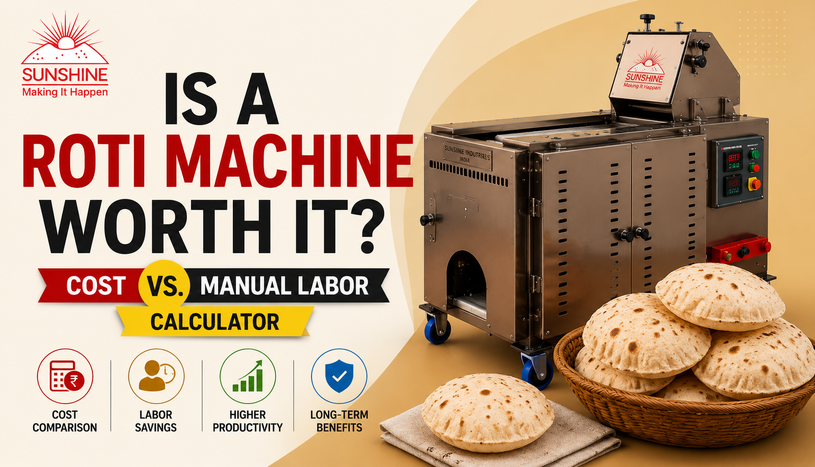 Read more about the article Is a Roti Machine Worth It? Cost vs. Manual Labor Calculator (2026)